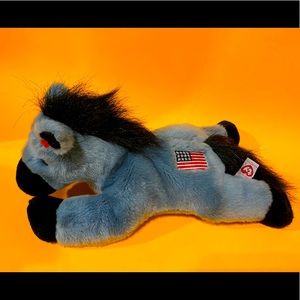 TY BEANIE BABY VINTAGE 2000 BEANIE BUDDIES COLLECTION  LEFTY DONKEY PLUSH 13”